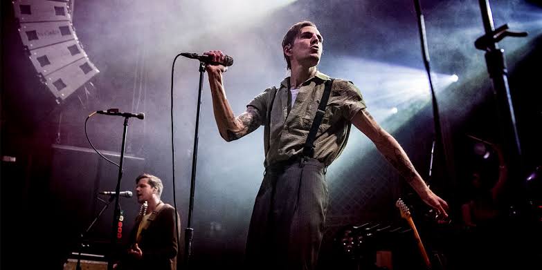 The Maine performing live on stage